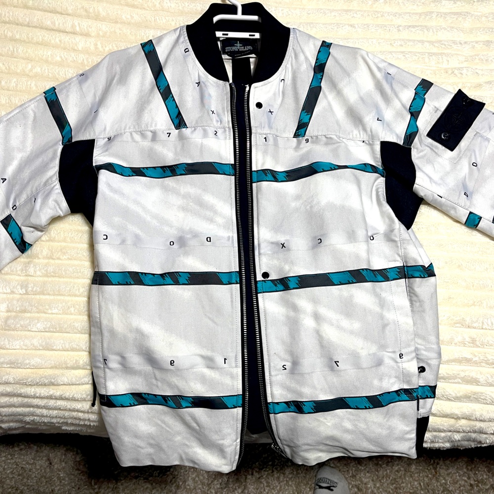 Stone island limited edition shadow project dpm chime bomber jacket.